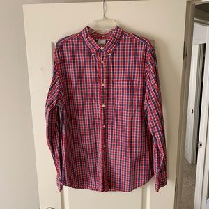 Gap checkered long sleeve button down.